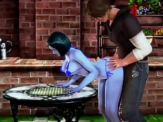 Cortana cosplay hentai surrounding lecherous relations surrounding super-steamy grown up ryona dash